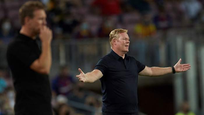 Barcelona manager Ronald Koeman